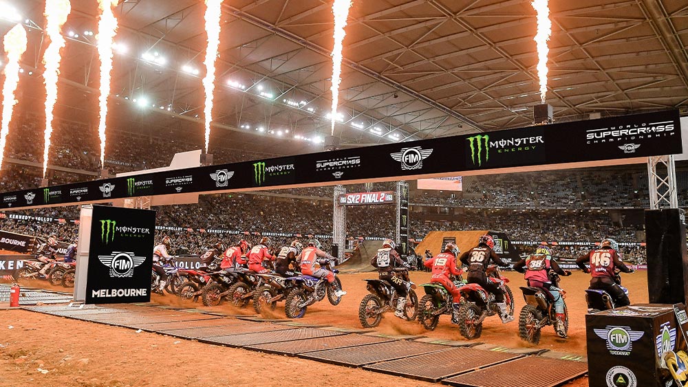 Fimworldsx News Supercross Start Flames
