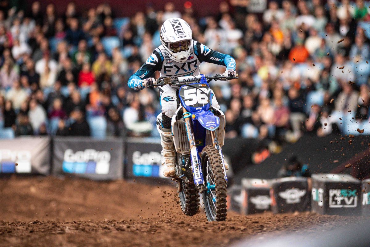 Enzo Lopes at the World Supercross British GP in SX2
