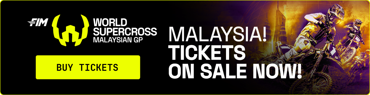 Get Tickets for the World Supercross Malaysian GP