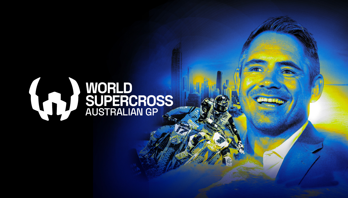 World Supercross Ambassador Brisbane Broncos Legend Corey Parker