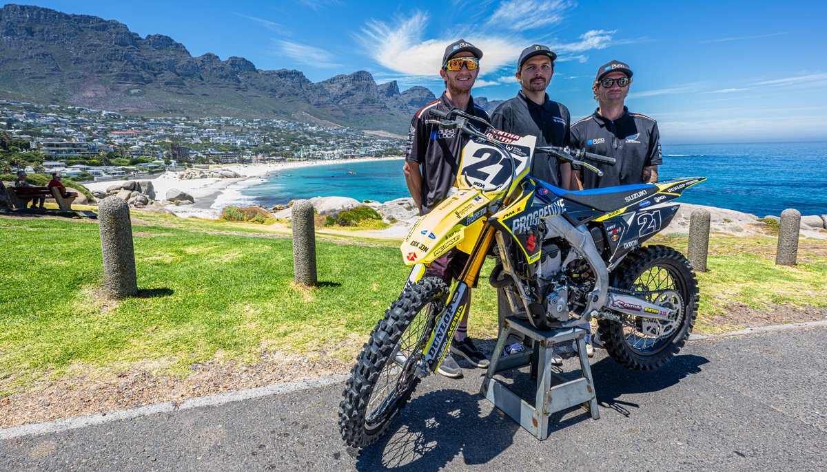 Joey Savatgy, Jason Anderson, Christian Craig in Cape Town South Africa