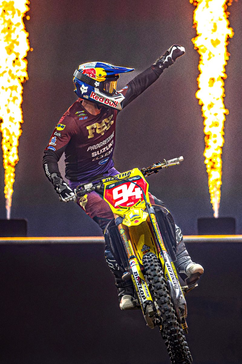 Ken Roczen at the World Supercross Canadian GP 2025