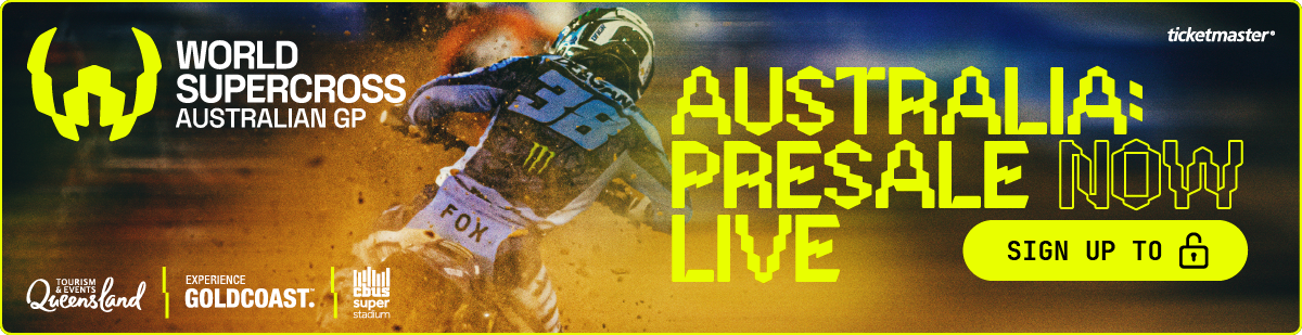 World Supercross Australian GP PRESALE LIVE